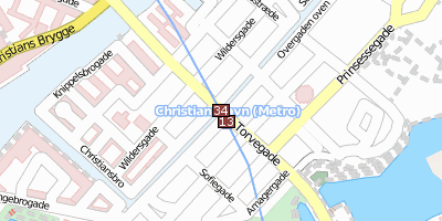 Christianshavn Stadtplan