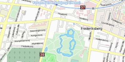 Stadtplan Frederiksberg