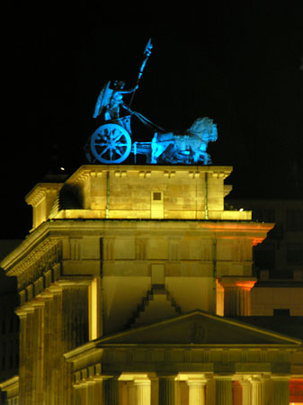 Fotos Quadriga bei Nacht