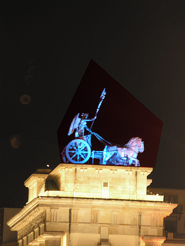 Foto Quadriga bei Nacht