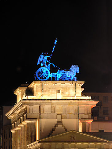 Foto Quadriga bei Nacht