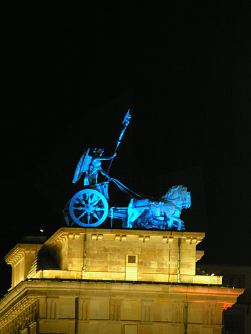 Quadriga bei Nacht Fotos