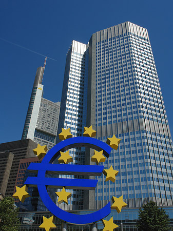 Foto Eurozeichen - Frankfurt am Main