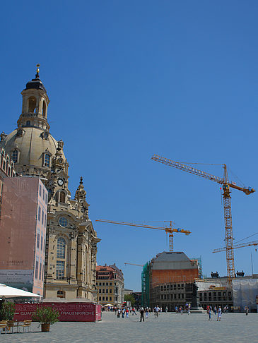 Fotos Frauenkirche mit Baustelle