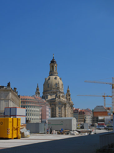 Fotos Frauenkirche mit Baustelle