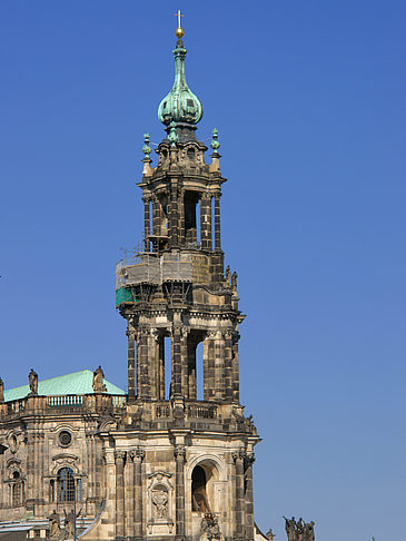 Spitze der Hofkirche Fotos