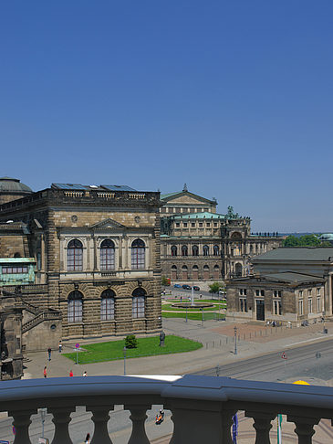Blick vom Balkon