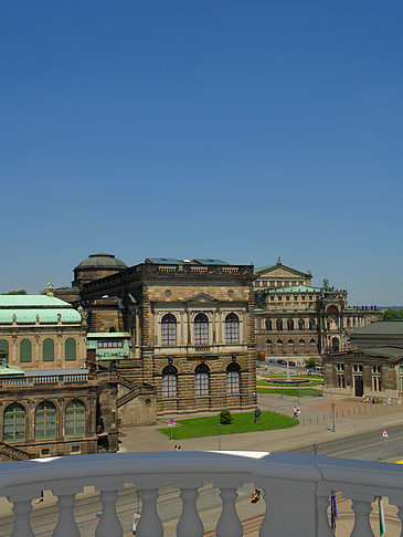 Foto Blick vom Balkon - Dresden