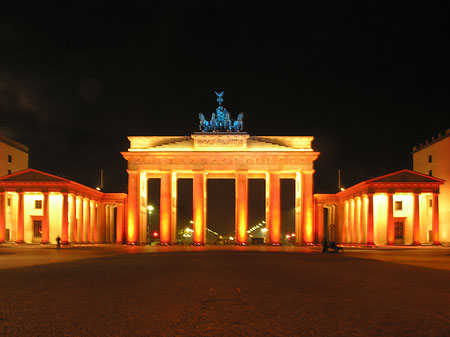 Foto Brandenburger Tor bei Nacht - Berlin