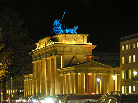 Foto Brandenburger Tor bei Nacht - Berlin