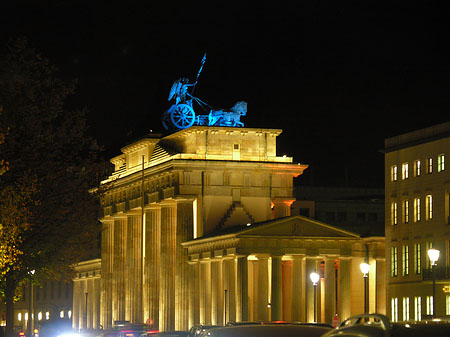 Brandenburger Tor bei Nacht Foto 