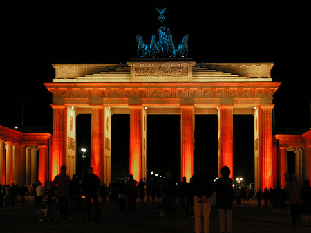 Foto Brandenburger Tor bei Nacht