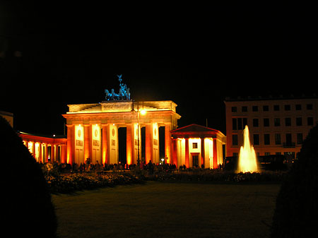 Foto Brandenburger Tor bei Nacht
