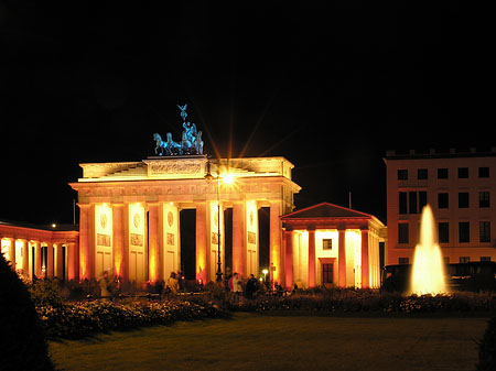 Foto Brandenburger Tor bei Nacht