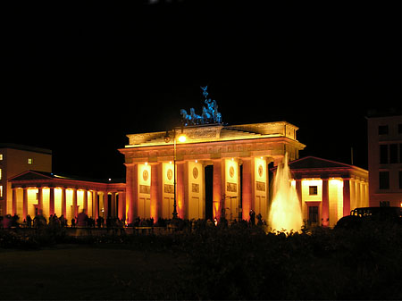 Foto Brandenburger Tor bei Nacht - Berlin