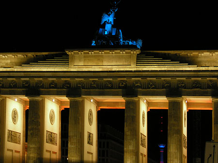 Brandenburger Tor bei Nacht Fotos