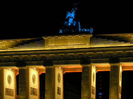 Foto Brandenburger Tor bei Nacht - Berlin