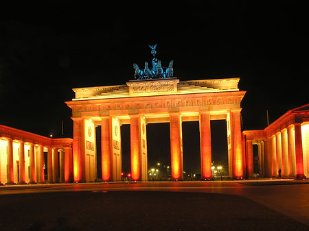 Foto Brandenburger Tor bei Nacht - Berlin