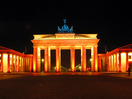 Foto Brandenburger Tor bei Nacht - Berlin