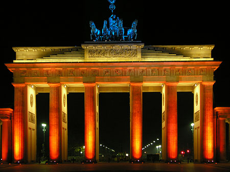 Foto Brandenburger Tor bei Nacht