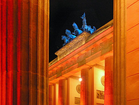Brandenburger Tor bei Nacht Foto 