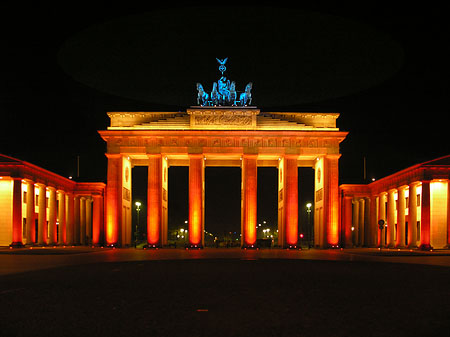 Foto Brandenburger Tor bei Nacht