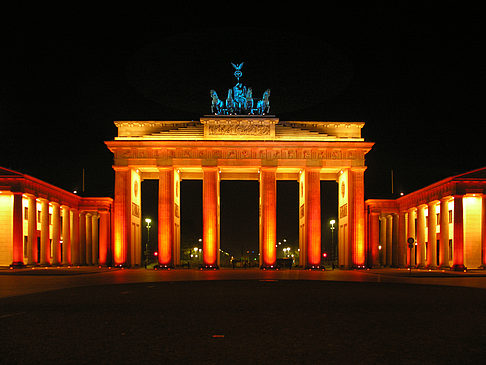 Foto Brandenburger Tor bei Nacht - Berlin