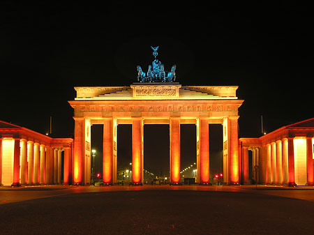 Foto Brandenburger Tor bei Nacht