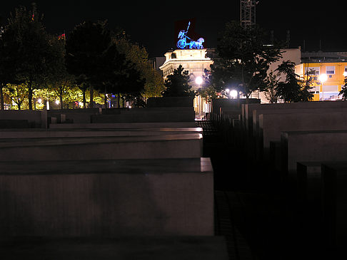 Fotos Holocaust Mahnmal bei Nacht | Berlin