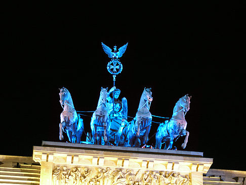 Fotos Quadriga bei Nacht