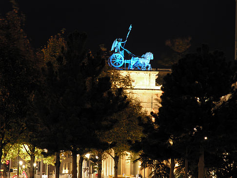 Fotos Quadriga bei Nacht
