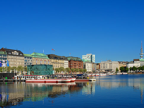 Alster Pavillon und Binnenalster Foto 