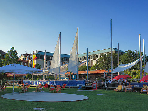 Biergarten Foto 