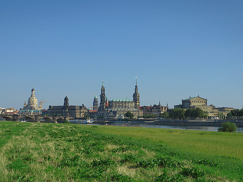 Fotos Canalettoblick mit Wiese | Dresden