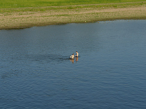 Fotos Boot auf der Elbe