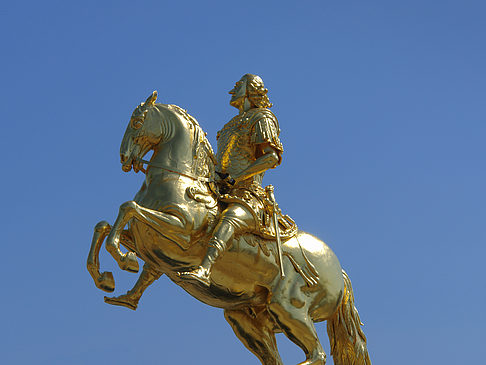 Goldener Reiter Nahaufnahme