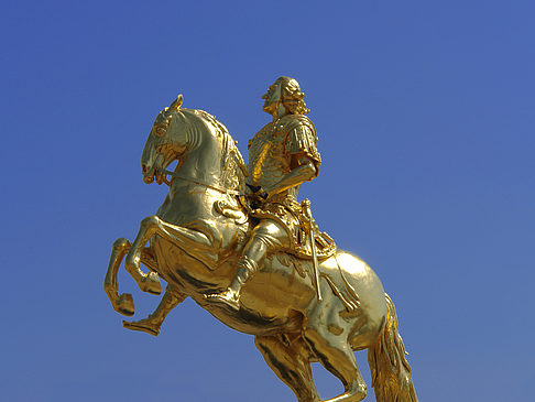 Goldener Reiter Nahaufnahme