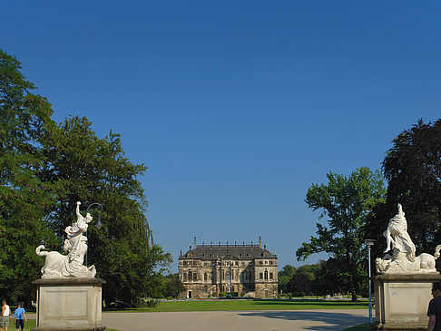 Statue im Großen Garten Foto 