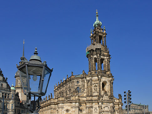 Foto Hofkirche mit Laterne
