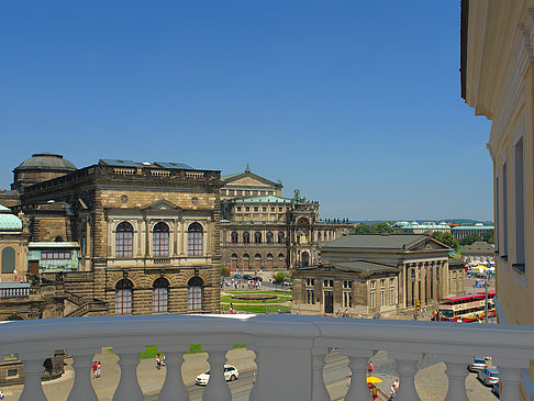 Blick vom Balkon Foto 