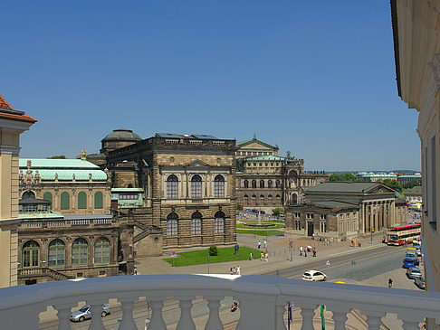 Foto Blick vom Balkon
