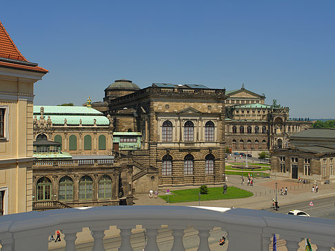 Foto Blick vom Balkon