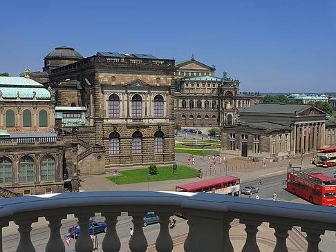 Foto Blick vom Balkon - Dresden