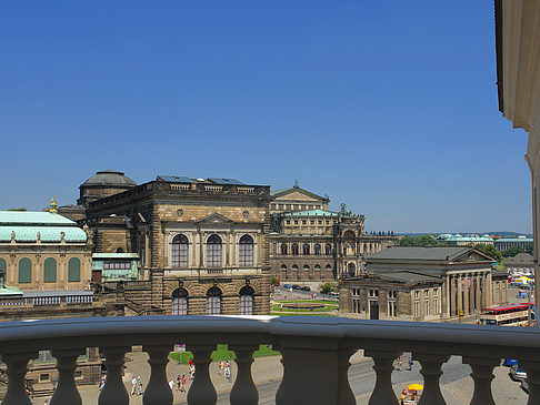 Blick vom Balkon Foto 