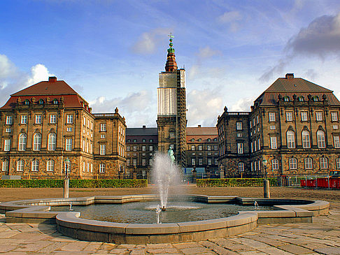 Christiansborg Schloss Ansicht Attraktion  von Kopenhagen 